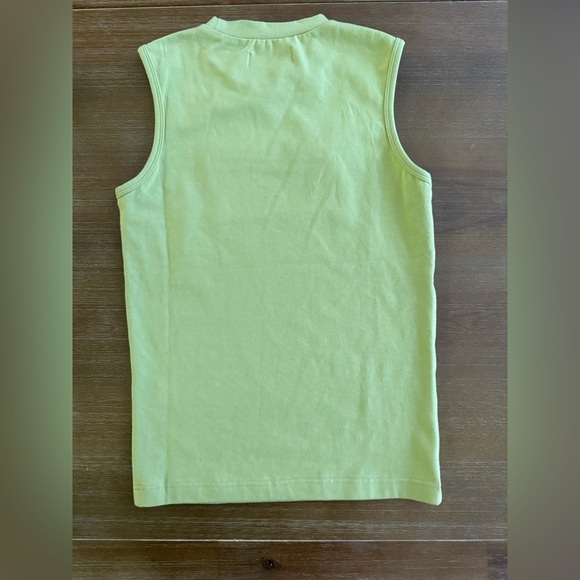 Mademe Lime Green Pocket Front Tank Size M - Picture 7 of 7